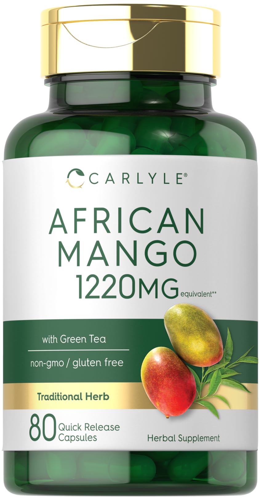Carlyle Complément Alimentaire Mangue Africaine 80 Capsules vue de face
