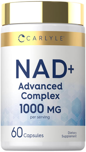 Carlyle Complément Alimentaire NAD+ 1000 mg 60 Capsules vue de face
