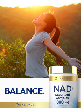 Carlyle Complément Alimentaire NAD+ 1000 mg capsules en main