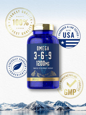Carlyle Complément Alimentaire Omega 3-6-9 gélules molles avec lumière naturelle