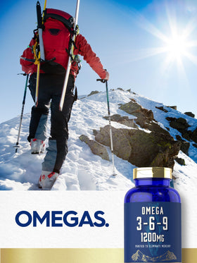 Carlyle Complément Alimentaire Omega 3-6-9 gélules molles dans l'emballage