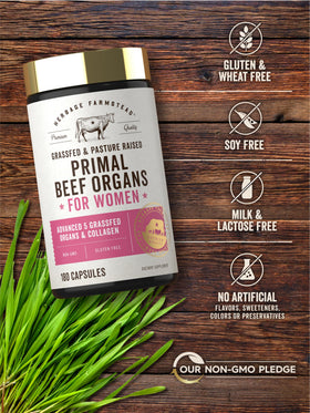 Carlyle Complément Alimentaire Organes de Bœuf 180 Capsules avec une main