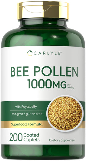 Carlyle Complément Alimentaire Pollen d'Abeille 1000 mg 200 Comprimés vue de face