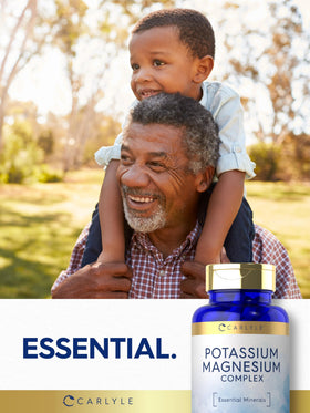 Carlyle Complément Alimentaire Potassium et Magnésium 200 Capsules dans un environnement de santé