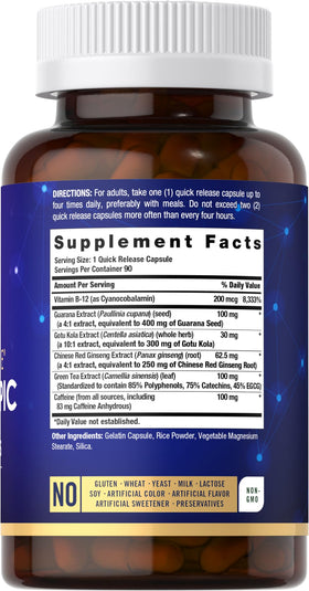 Carlyle complément nootropique 90 capsules avec étiquette