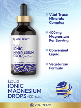 Carlyle Complexe Liquide de Magnésium 400mg flacon ouvert