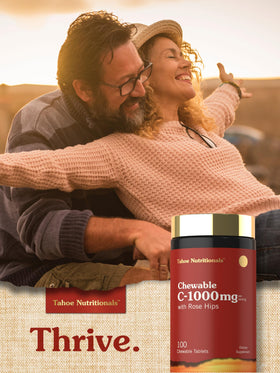 Carlyle comprimés à mâcher Vitamine C 1000mg en gros plan