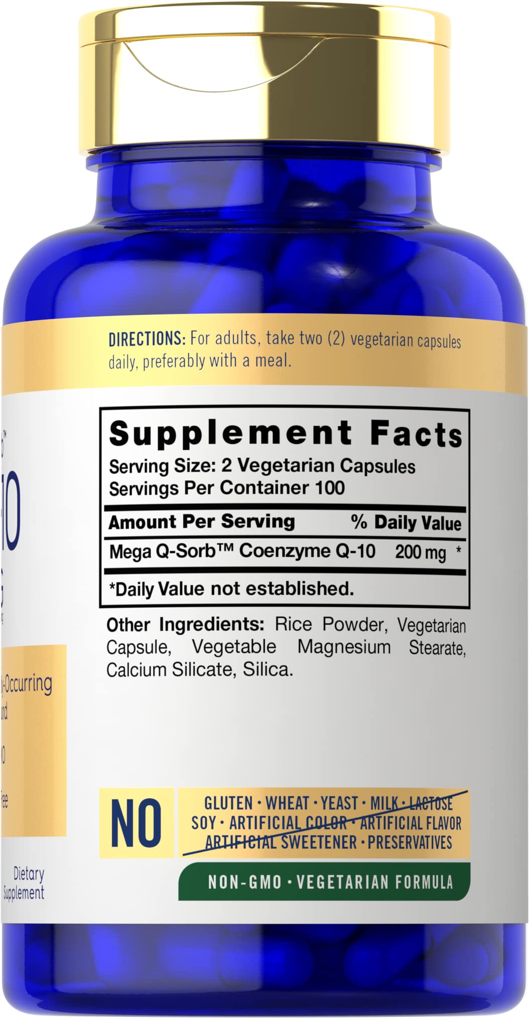 Carlyle CoQ10 200mg capsules et emballage