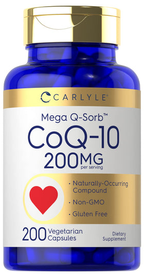 Carlyle CoQ10 200mg capsules vue de face
