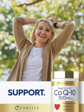 Carlyle CoQ10 300mg gélules molles dans leur emballage
