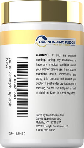 Carlyle CoQ10 300mg gélules molles ouvertes