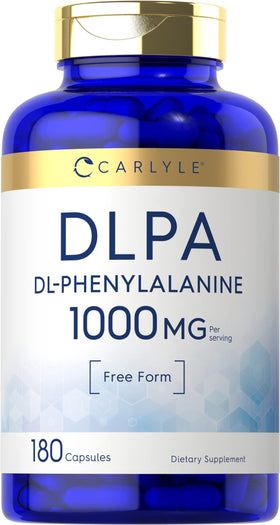 Carlyle DL-Phenylalanine 1000mg capsules front view