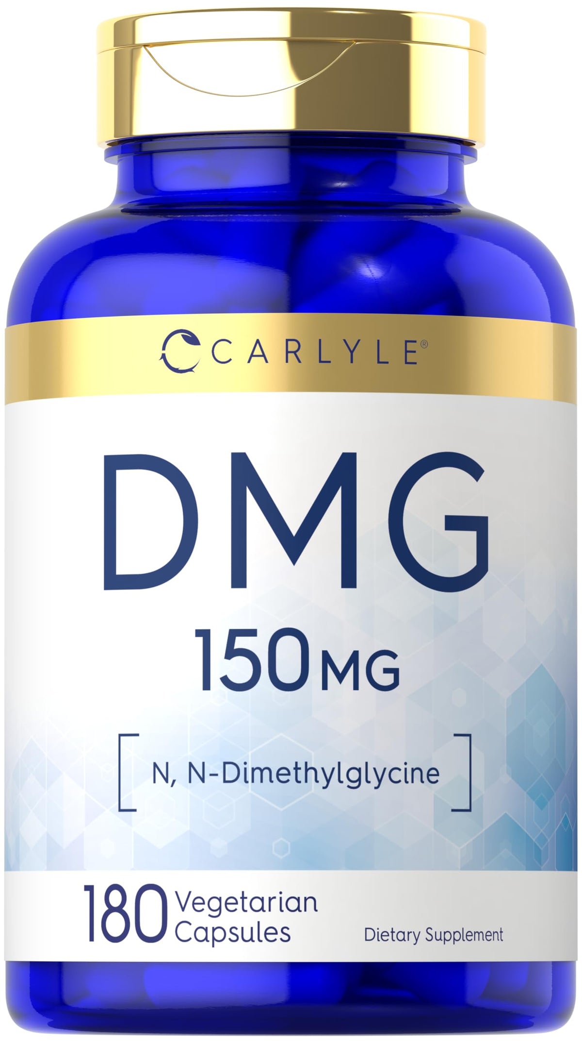 Carlyle DMG N-Diméthylglycine 150 mg 180 capsules vue avant