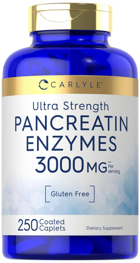 Carlyle Enzymes Pancréatiques 250 Comprimés - vue de face