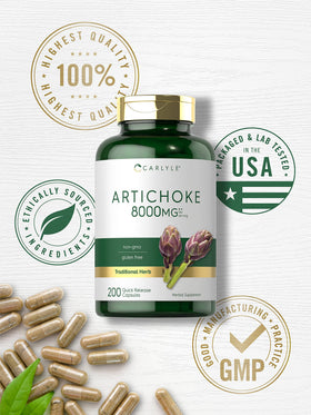 Carlyle Extrait d'Artichaut Capsules sur fond blanc