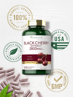 Carlyle Extrait de Cerise Noire 240 Capsules - vue en gros des capsules