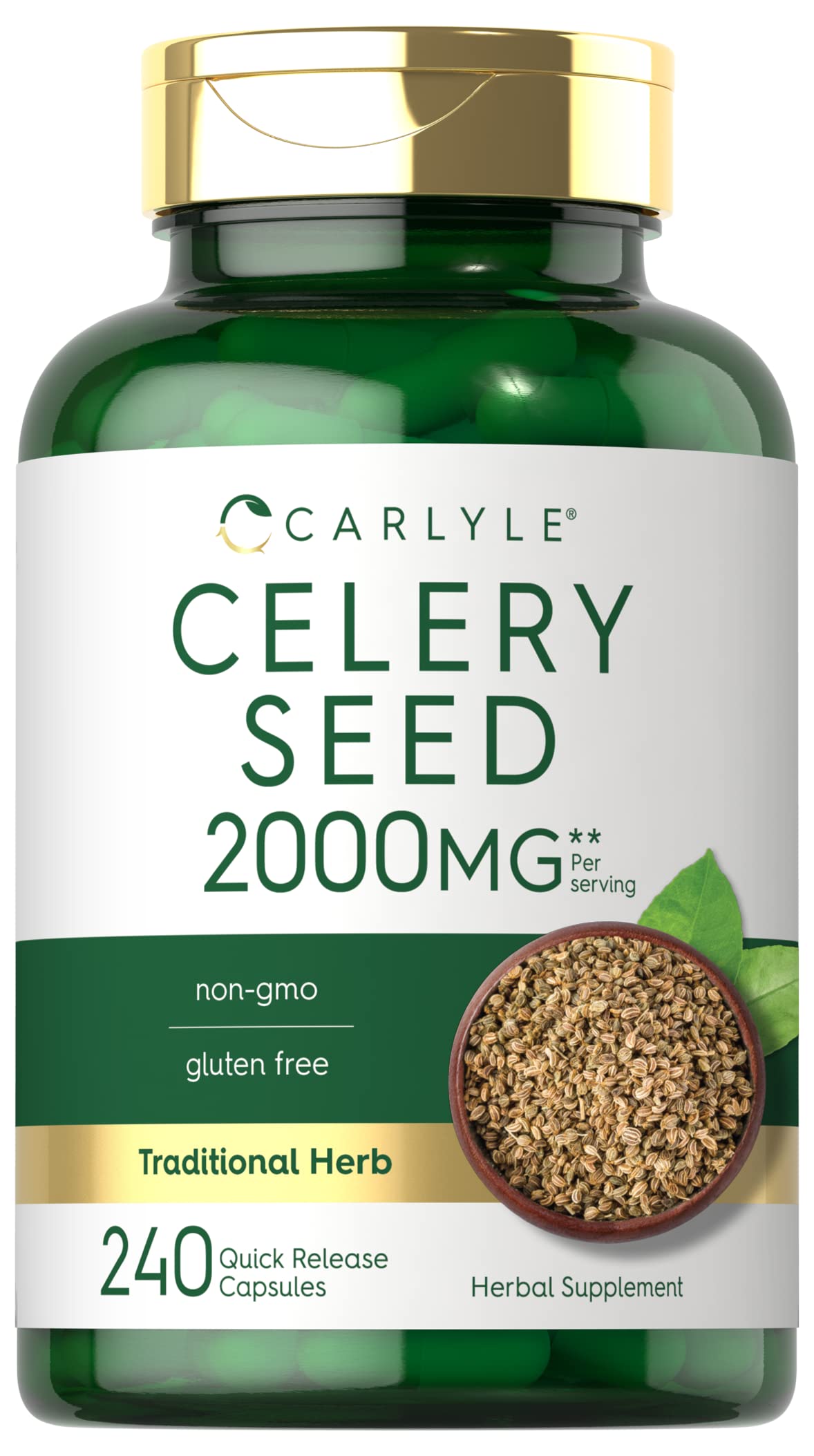 Carlyle Extrait de Graines de Céleri 240 Capsules - vue de face