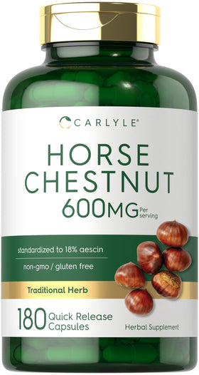 Carlyle Extrait de Marron d'Inde 600mg 180 Capsules vue de face