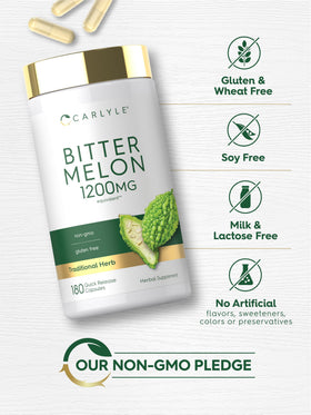 Carlyle Extrait de Melon Amer capsules sur un fond blanc