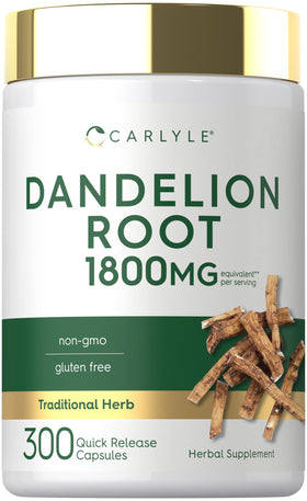 Carlyle Extrait de Racine de Pissenlit 300 Capsules vue de face