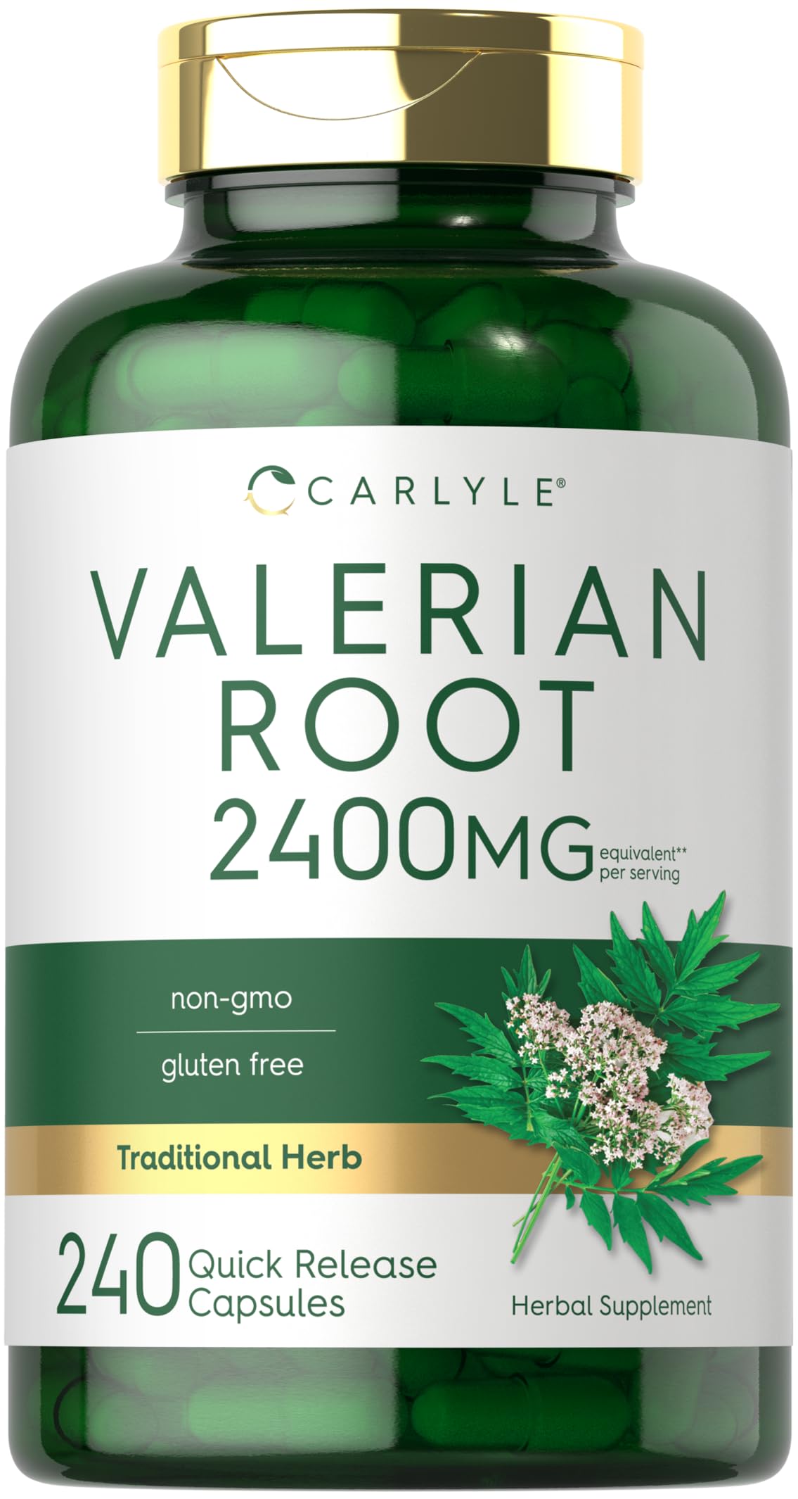 Carlyle Extrait de Racine de Valériane 240 Capsules, emballage avant