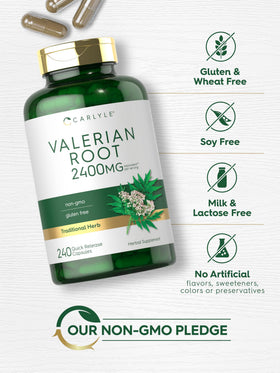 Carlyle Extrait de Racine de Valériane 240 Capsules, vue arrière