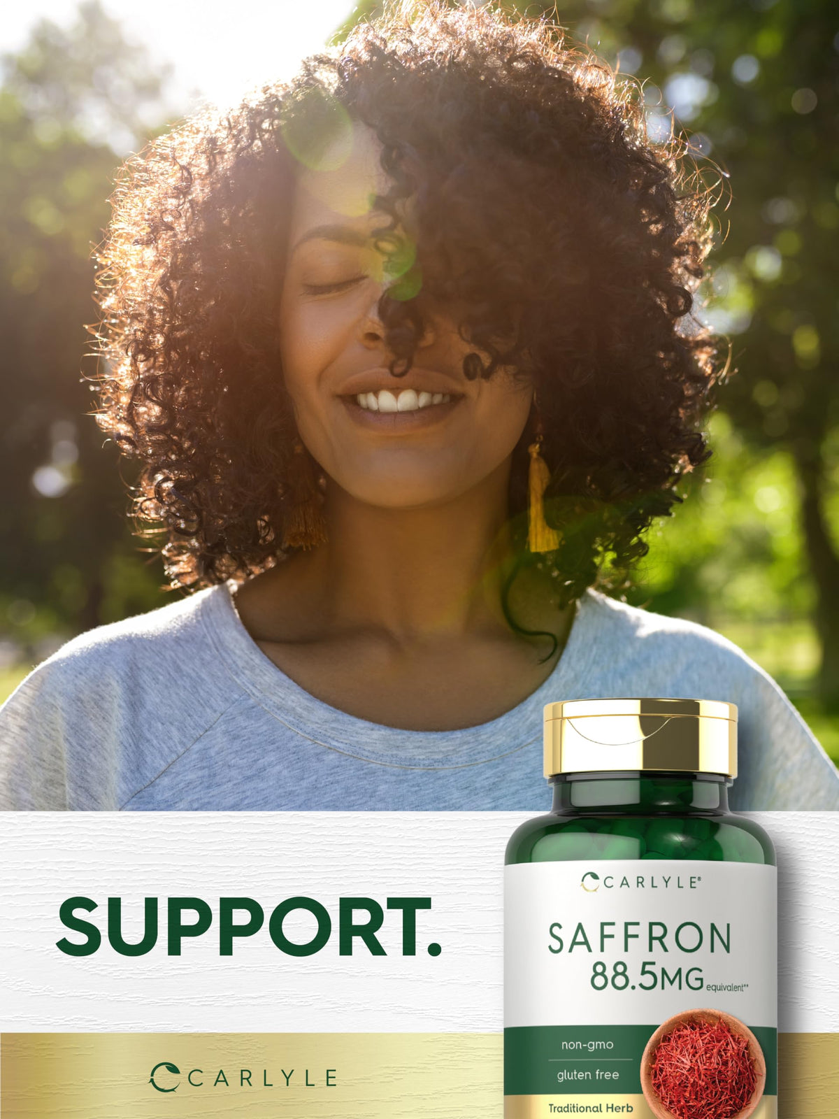 Carlyle extrait de safran avec des herbes naturelles