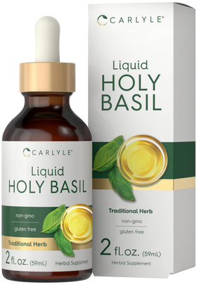 Carlyle Extrait Liquide de Basilic Sacré 2 oz - vue de face