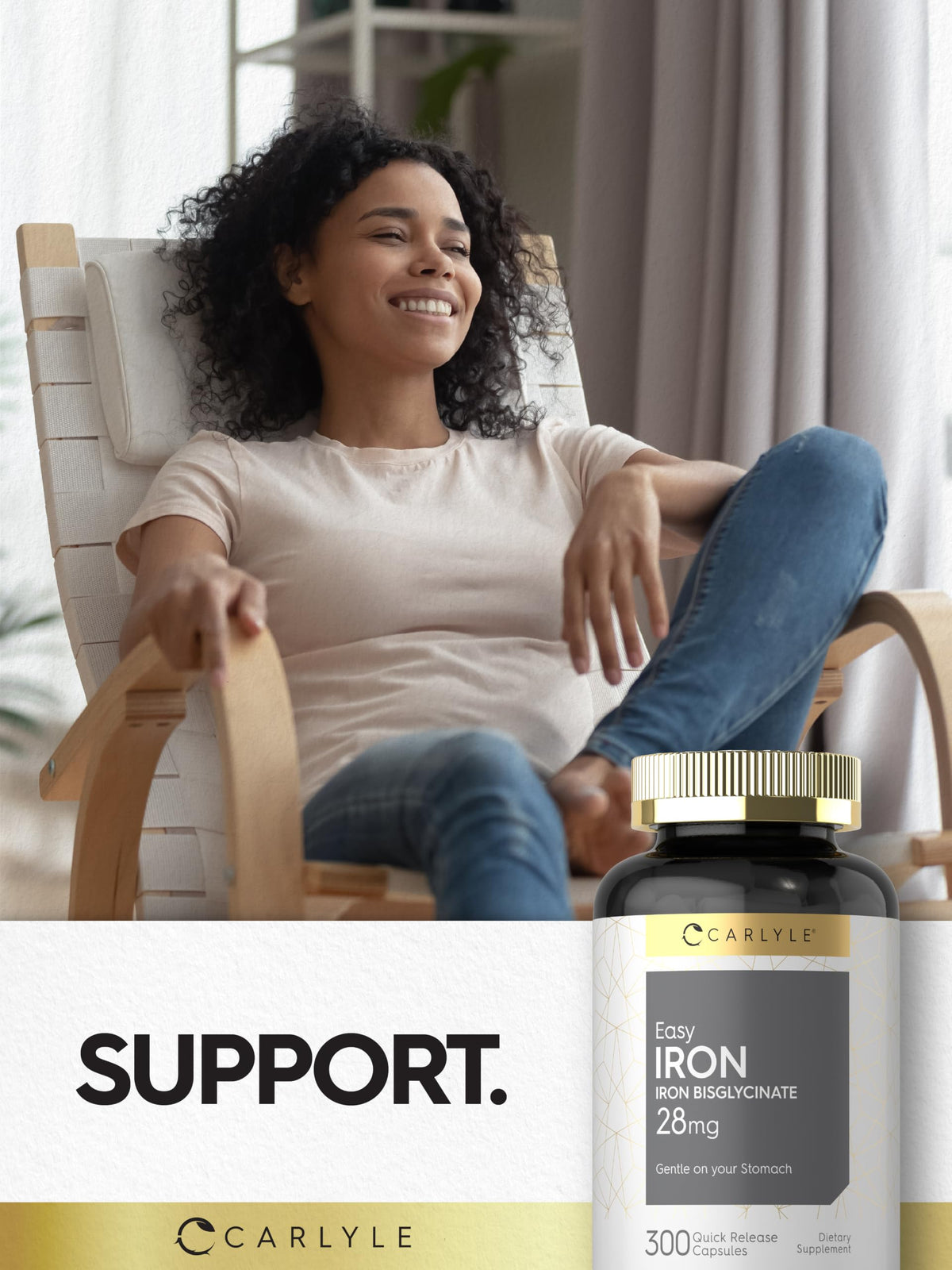 Carlyle Fer Bisglycinate 28 mg informations sur l'emballage