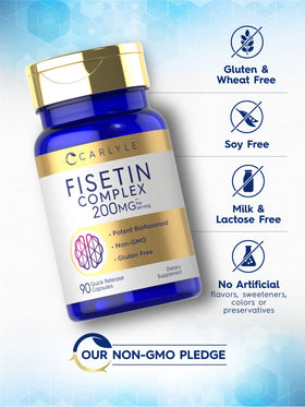 Carlyle Fisetin Complex bouteilles avec capsules à côté