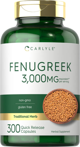 Carlyle Gélules de Fenugrec 300 comprimés vue avant