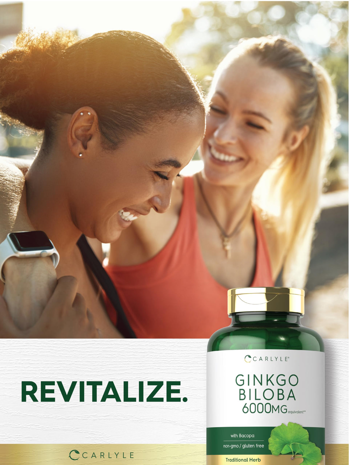Carlyle Ginkgo Biloba 200 Capsules avec d'autres compléments alimentaires
