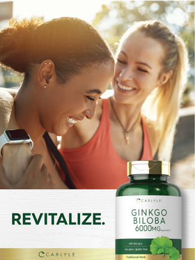 Carlyle Ginkgo Biloba 200 Capsules avec d'autres compléments alimentaires