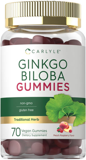 Carlyle Ginkgo Biloba Gummies 70 gummies boîte avant