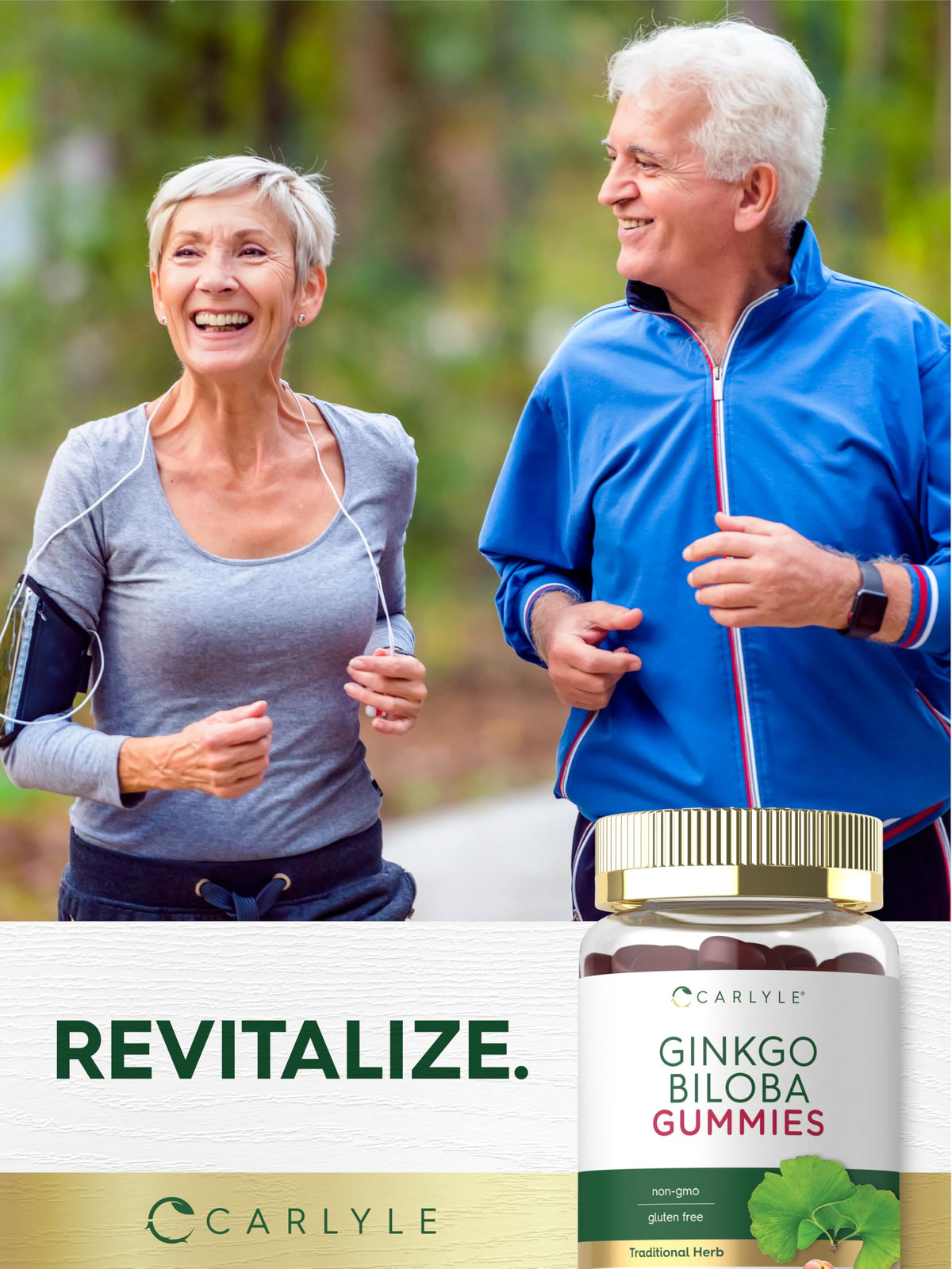 Carlyle Ginkgo Biloba Gummies 70 gummies en ambiance lifestyle