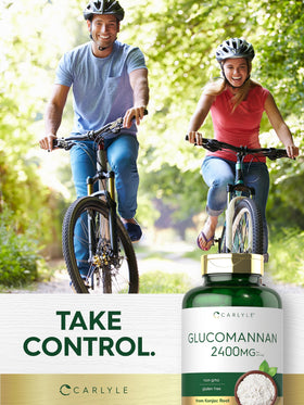 Carlyle Glucomannane Capsules ouvertes avec des gélules visibles