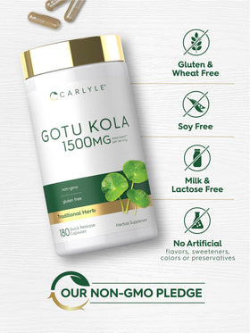 Carlyle Gotu Kola 180 capsules côté droit