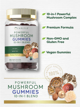 Carlyle Gummies Complexe Champignons avec étiquette