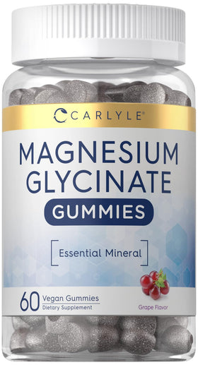 Carlyle Gummies de Magnésium 60 unités, vue de l'emballage