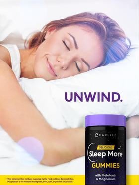 Carlyle Gummies de Sommeil dans un bol, mise en scène