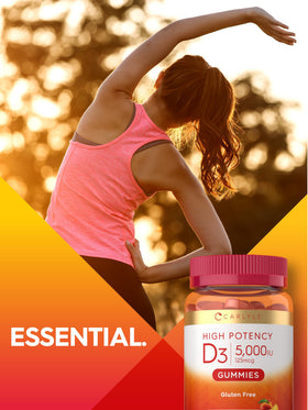 Carlyle Gummies de Vitamine D3 5000 UI - prise en main