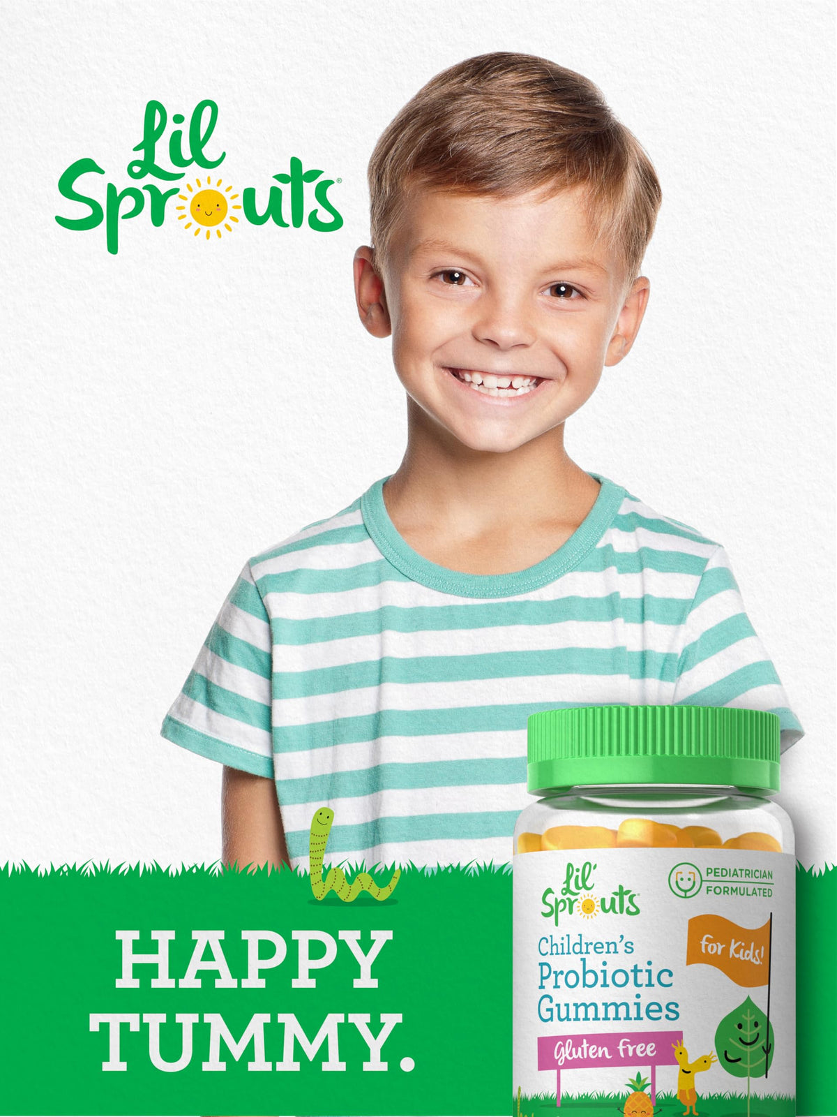 Carlyle Gummies Probiotiques pour Enfants goût tropical avec fruits