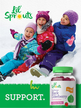 Carlyle Gummy de Sureau pour Enfants en main
