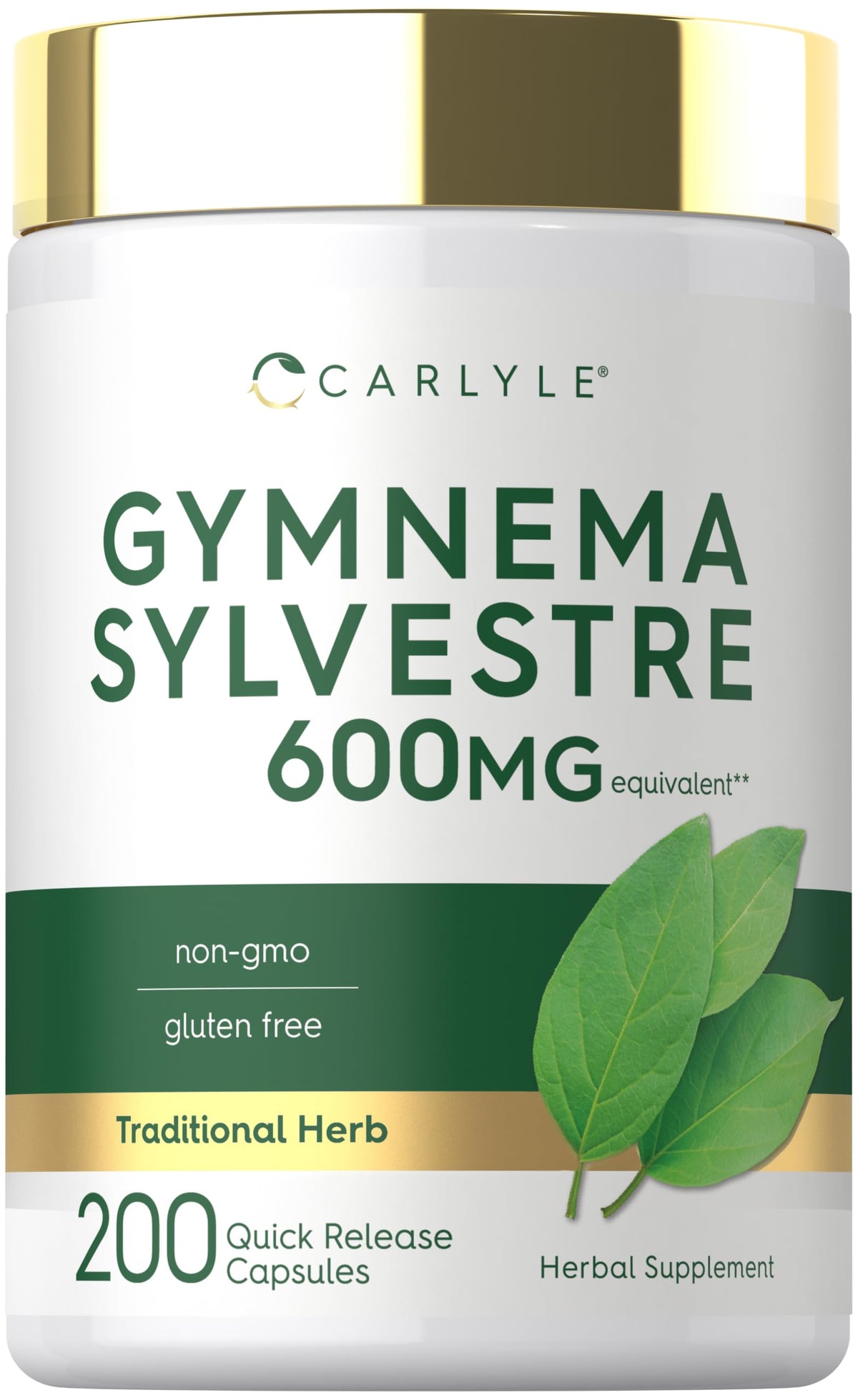Carlyle Gymnema Sylvestre Capsules 200 compte vue avant