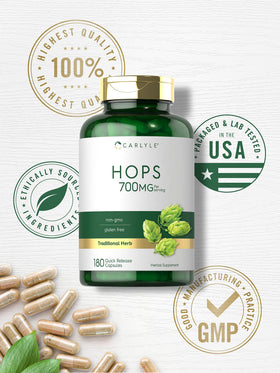 Carlyle Hops 700mg label close-up