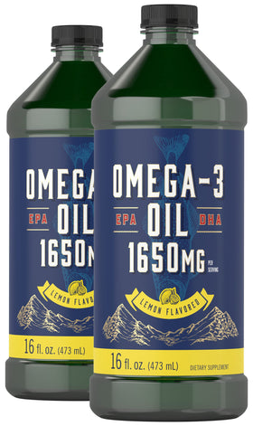 Carlyle Huile de Poisson Omega 3 1650 mg bouteille vue de face