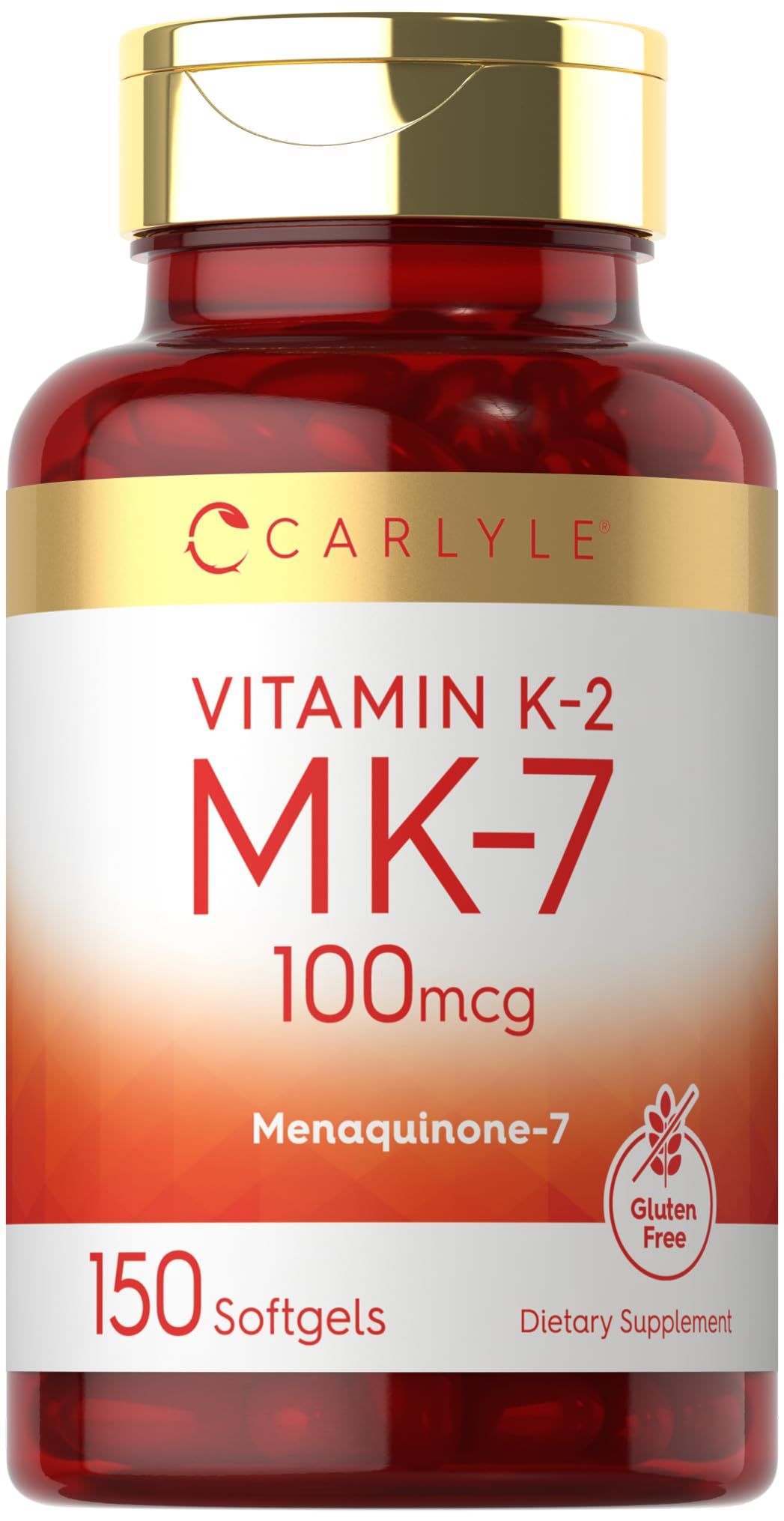 Carlyle K2 MK7 100 mcg 150 gélules vue avant