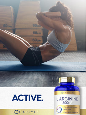Carlyle L-Arginine 500 mg Capsules, informations nutritionnelles