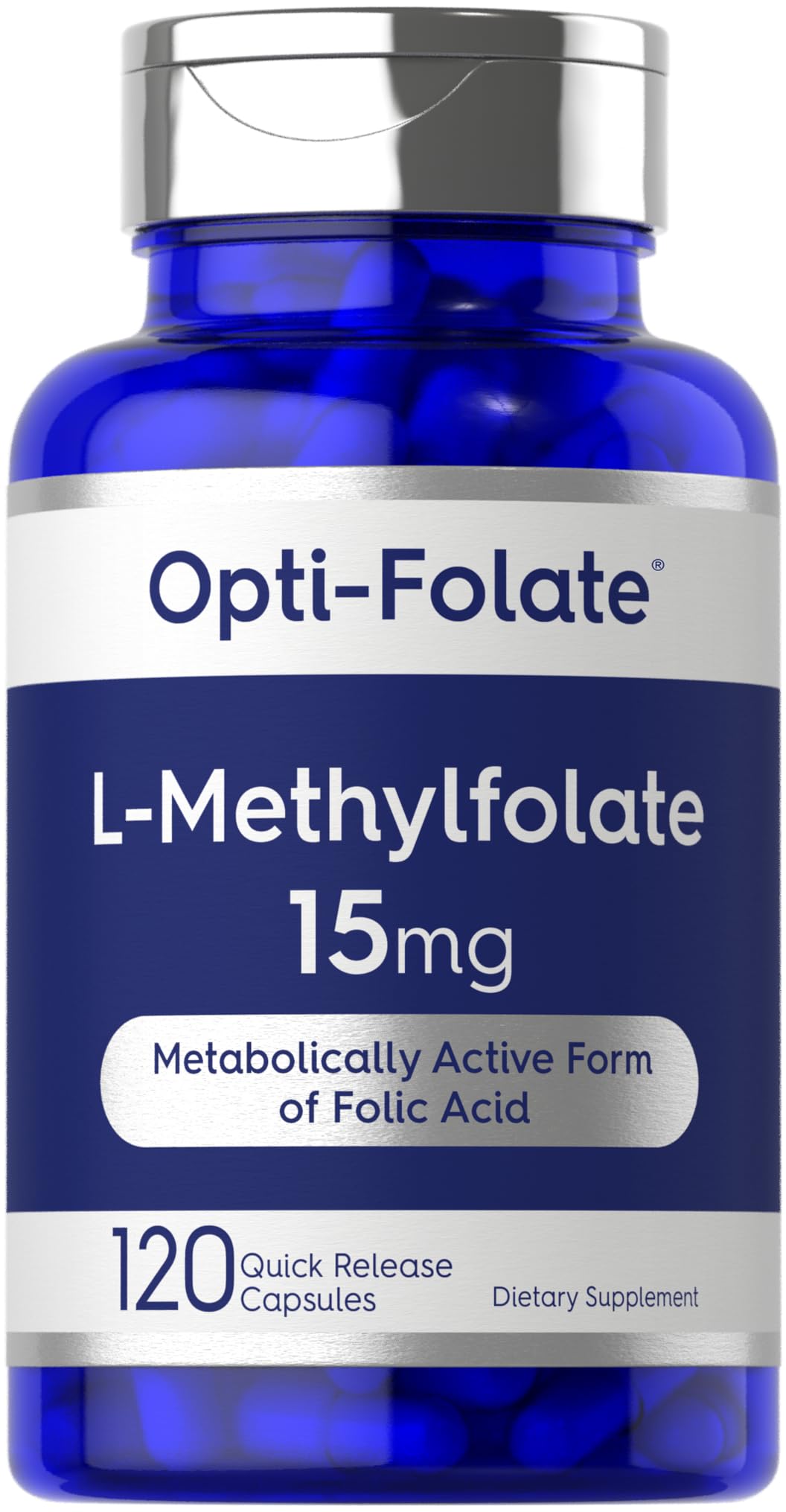 Carlyle L Methylfolate 15mg 120 capsules vue avant