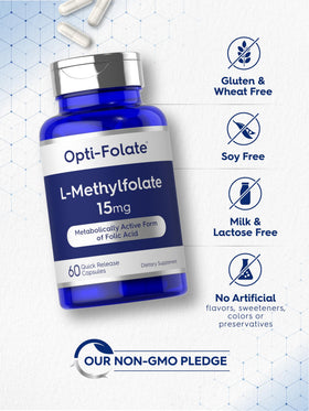 Carlyle L Methylfolate 15mg capsules with measuring spoon